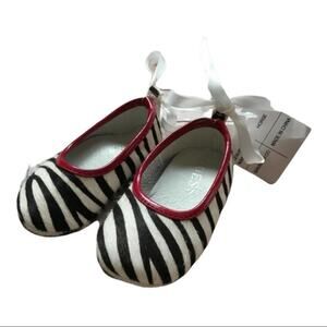 Guess Fur Zebra Slip On Shoes Flats NEW NWT 3 Girl Genuine Fur (not Zebra)